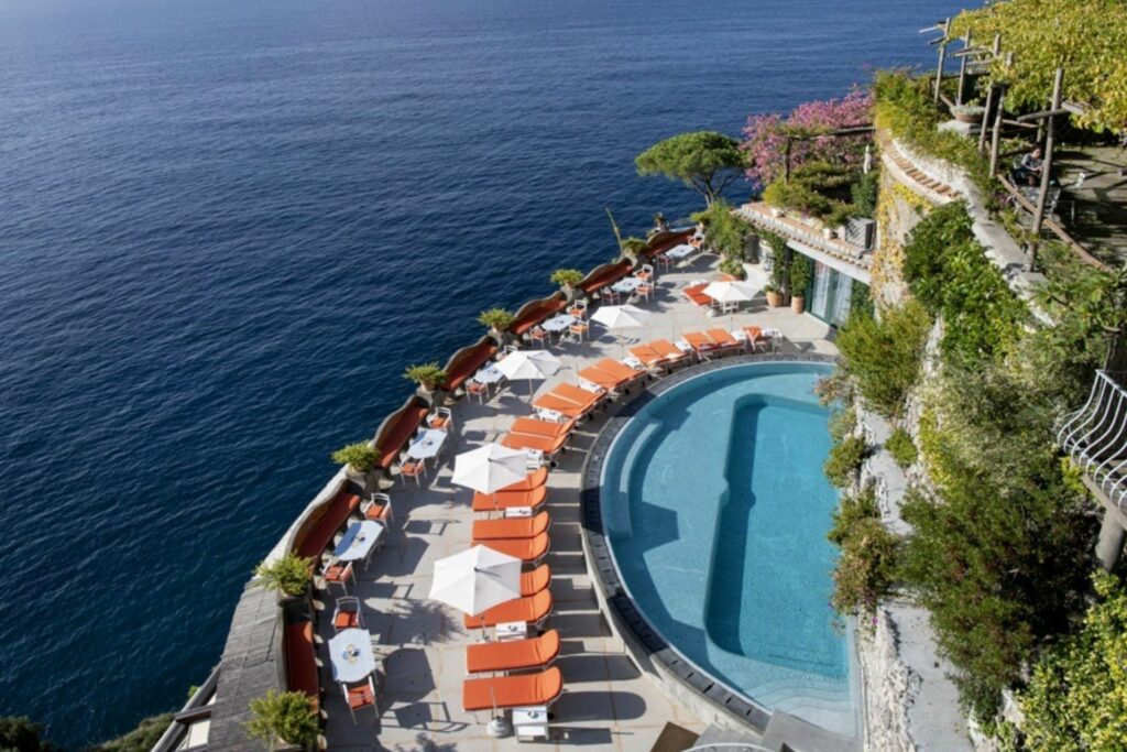 Il San Pietro di Positano, a luxury cliffside hotel with private beach and sea-view terraces