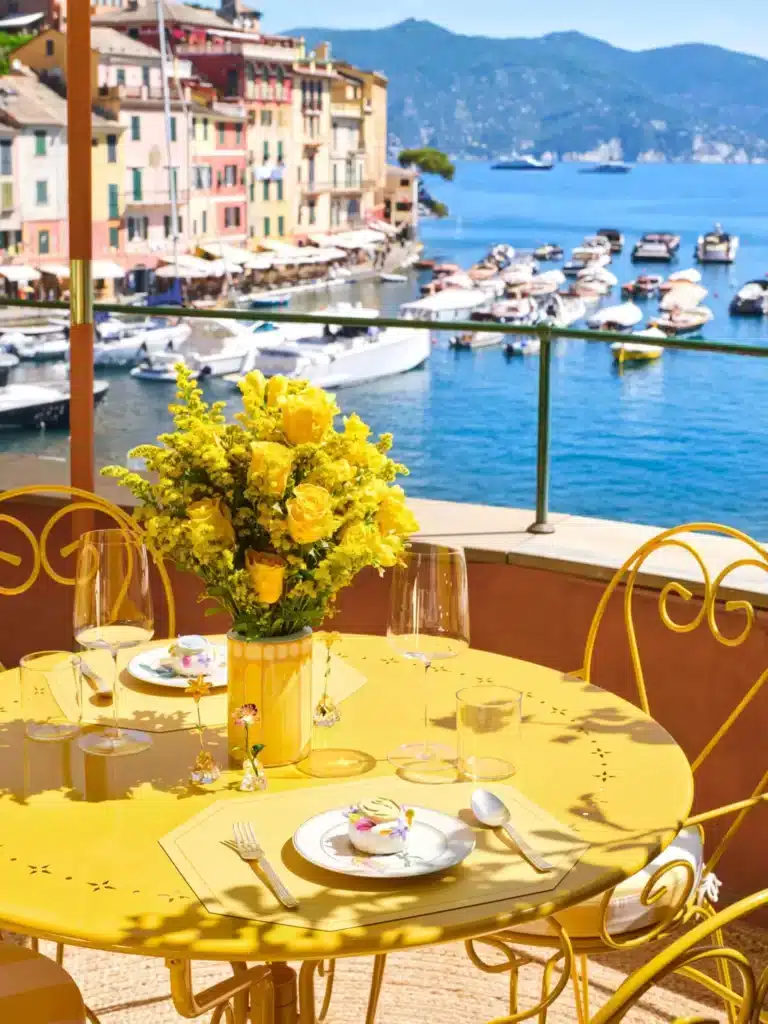 Swarovski's takeover of Cracco restaurant in Portofino.