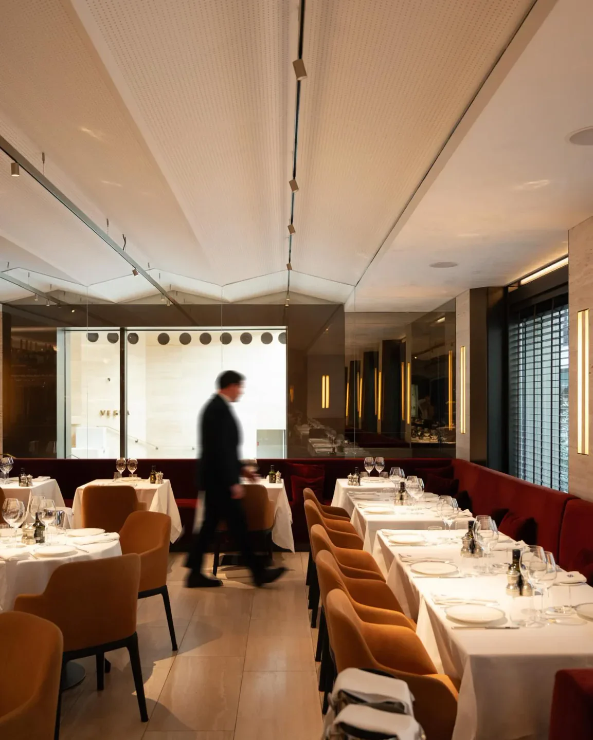 The interior of Vesta in Porto Cervo